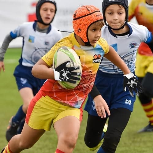 Youth Football Silicone Grip Gloves for Kids: Enhance Ball Control