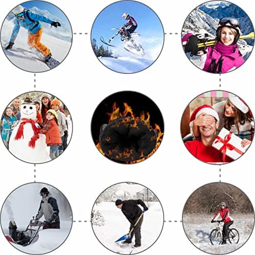 Winter Warm Touchscreen Gloves for Men & Women - Waterproof Thermal Snow Gloves