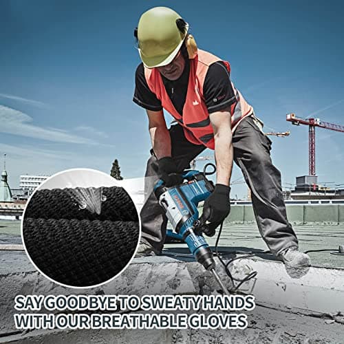 OZERO Touchscreen Gloves for Men and Women: Dexterity, Firm Grip, Light Duty