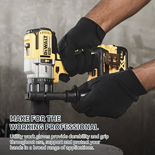 OZERO Touchscreen Gloves for Men and Women: Dexterity, Firm Grip, Light Duty