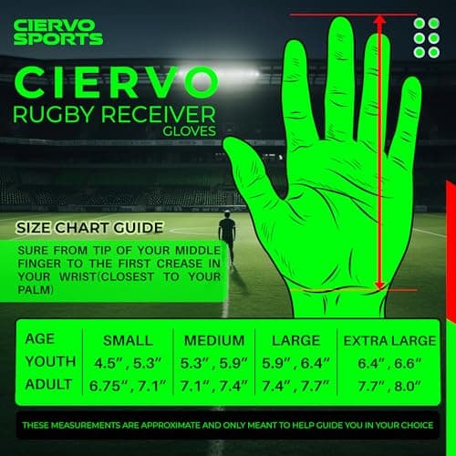Non-Slip Football Gloves for Adults & Youth