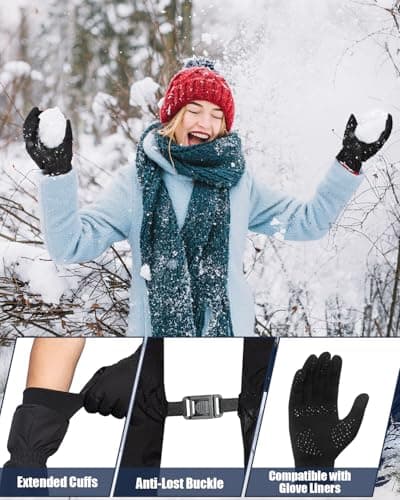 RIGWARL 5℉ Winter Warm Gloves for Extreme Cold Weather Men Women