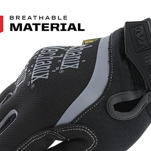 Mechanix Wear Touchscreen Gloves for Men, Black, Medium
