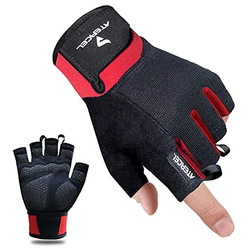Workout Gloves for Men and Women — Red