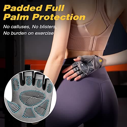 Lightweight Breathable Fingerless Gym Gloves for Workout