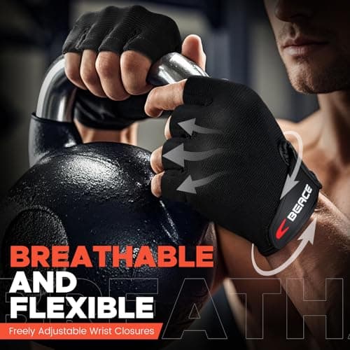 BEACE Anti-Slip Weight Lifting Gloves for Men & Women Fitness Training