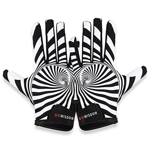 Youth Football Gloves with Silicone Grip for Enhanced Play — Spiral