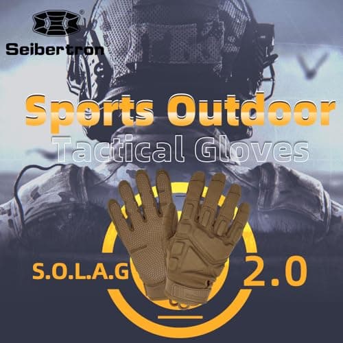 Seibertron Waterproof Full Finger Touchscreen Gloves for Adults and Youth
