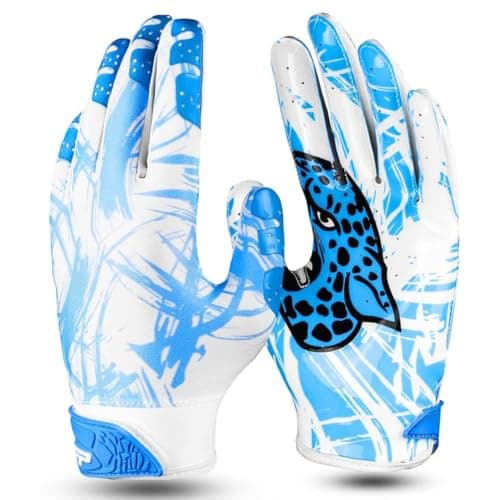 Cheetah Rapid Strike Football Gloves – Unleash Speed & Grip – For Adult, Kids & Youth — Snow Drift
