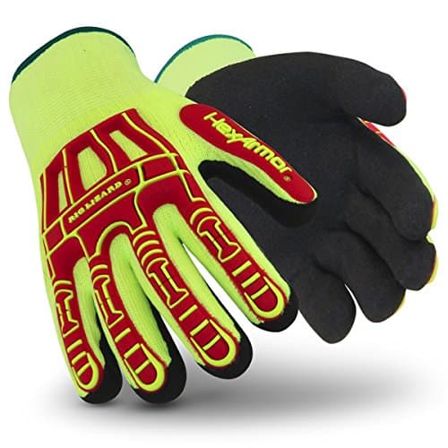 HexArmor Rig Lizard Safety Work Gloves | Impact Protection — 2091 | Yellow Cold Weather W/ Impact