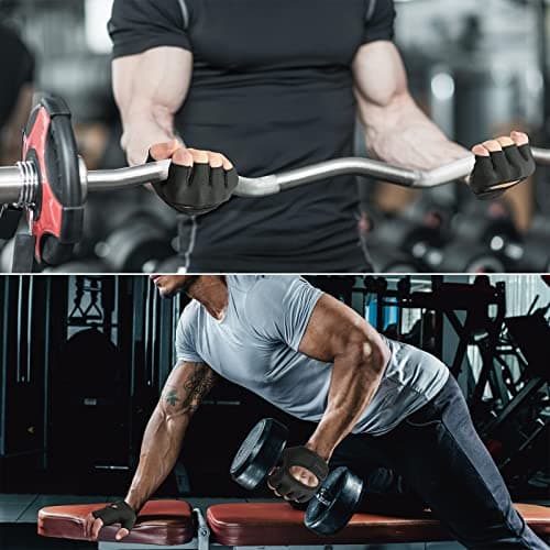 Minimal Weight Lifting Gloves - Full Palm Protection & Extra Grip for Men & Women