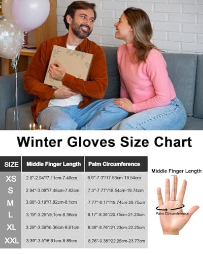 RIGWARL Touch Screen Running Gloves for Men & Women