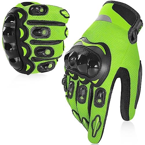 COFIT Breathable Motorcycle Gloves for Men and Women BMX ATV MTB Riding — Green