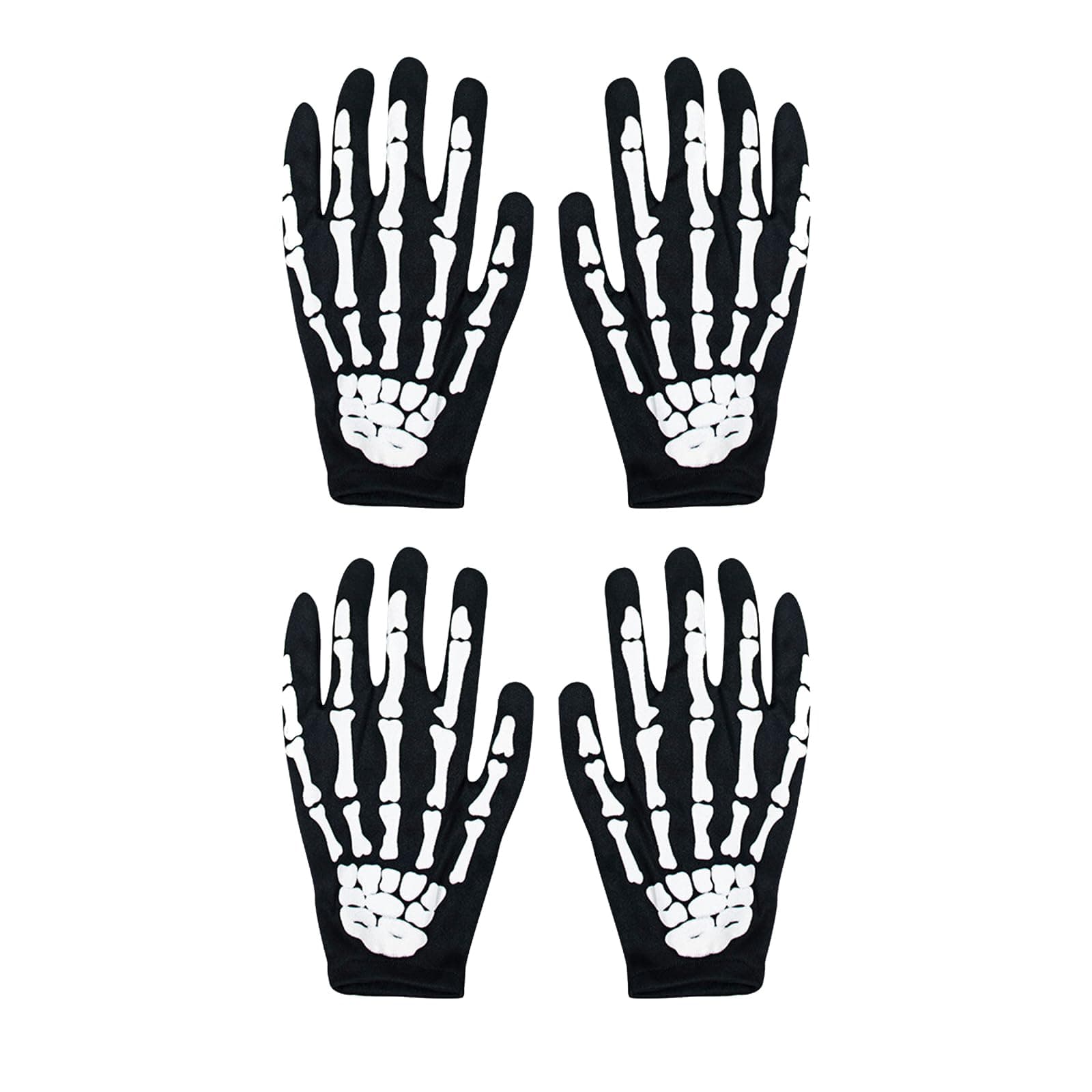 VEAGINS Halloween Skeleton Gloves for Adult Cosplay Party