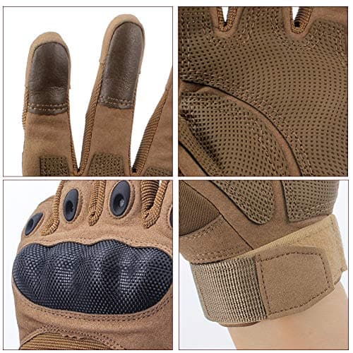 Carbon Fiber Racing Gloves for Motorcycles and ATVs with Touchscreen Compatibility