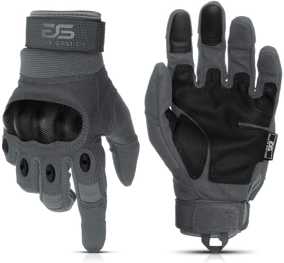 Tactical Shooting Gloves for Men and Women with Touchscreen - Durable and Comfortable — Gray