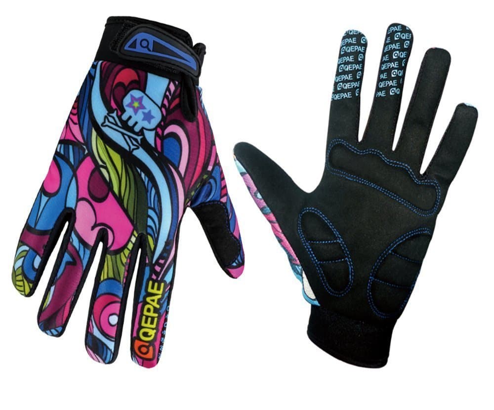 QEPAE Anti-Slip Cycling Gloves, Breathable Gel X-Large