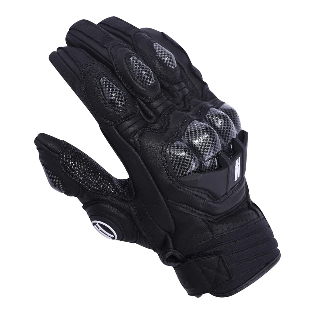 Harssidanzar Breathable Leather Motorcycle Gloves for Men & Women - Touchscreen Compatible KM046