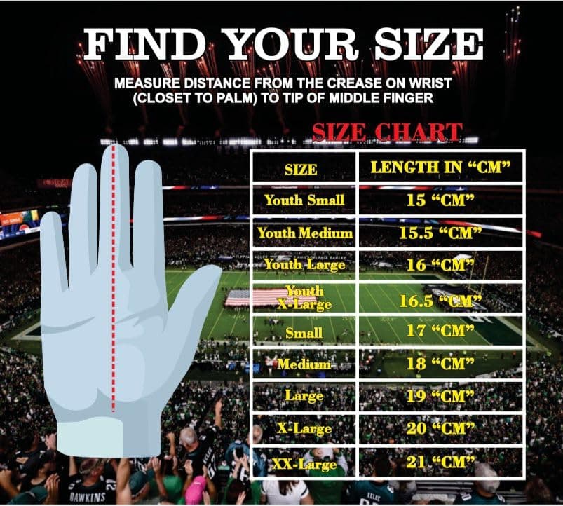 Super Sticky Silicone Grip Football Gloves for Adults & Boys