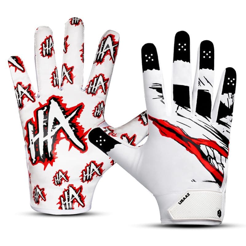 Youth and Adult Football Gloves for Enhanced Ball Feel