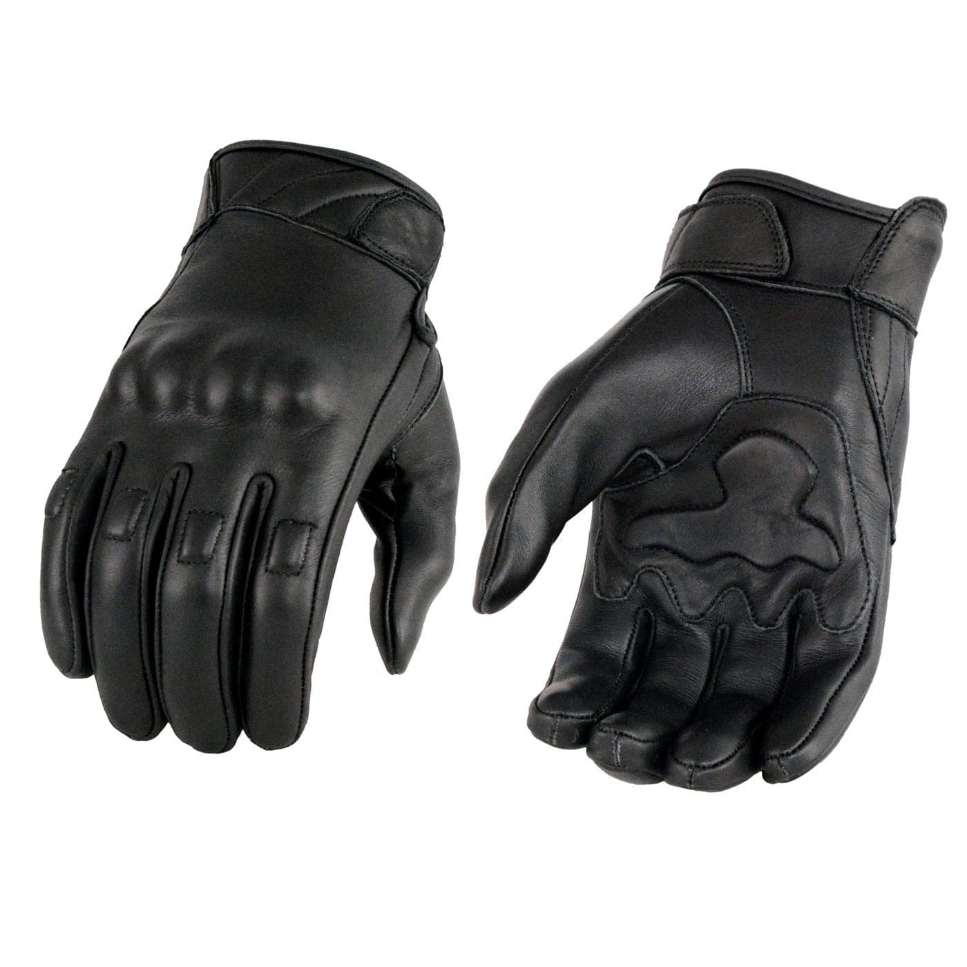 Milwaukee Men's Black i-Touch Gel Palm Motorcycle Gloves