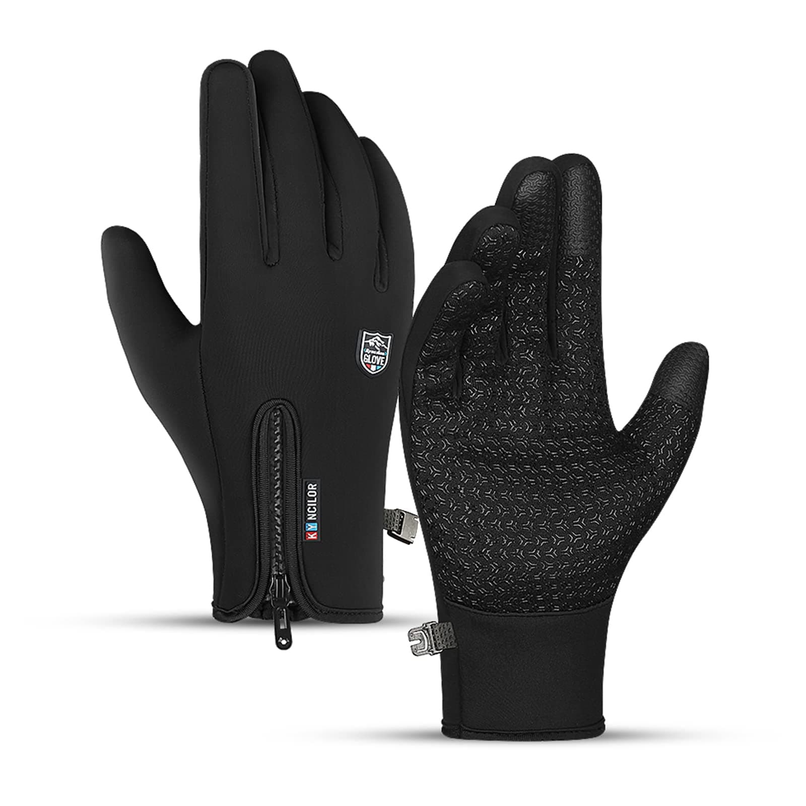Temei Winter Waterproof Windproof Gloves for Men and Women - Touch Screen Compatible