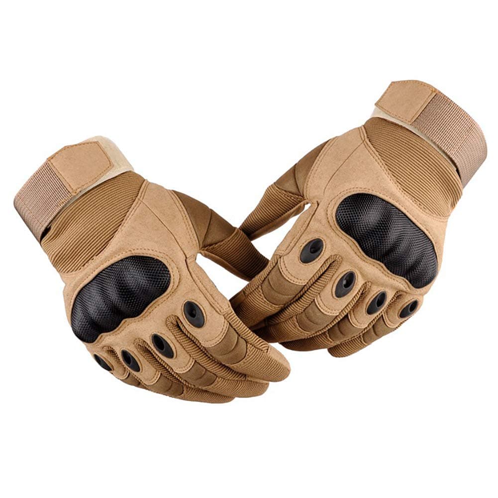 Carbon Fiber Racing Gloves for Motorcycles and ATVs with Touchscreen Compatibility