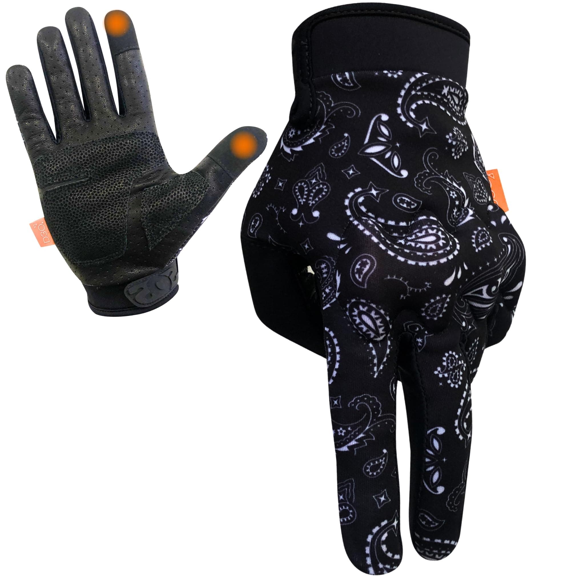 Saints of Speed Motorcycle Gloves – Knuckle Protection, Touchscreenatoiallowedpalmsstdirtbikeriding