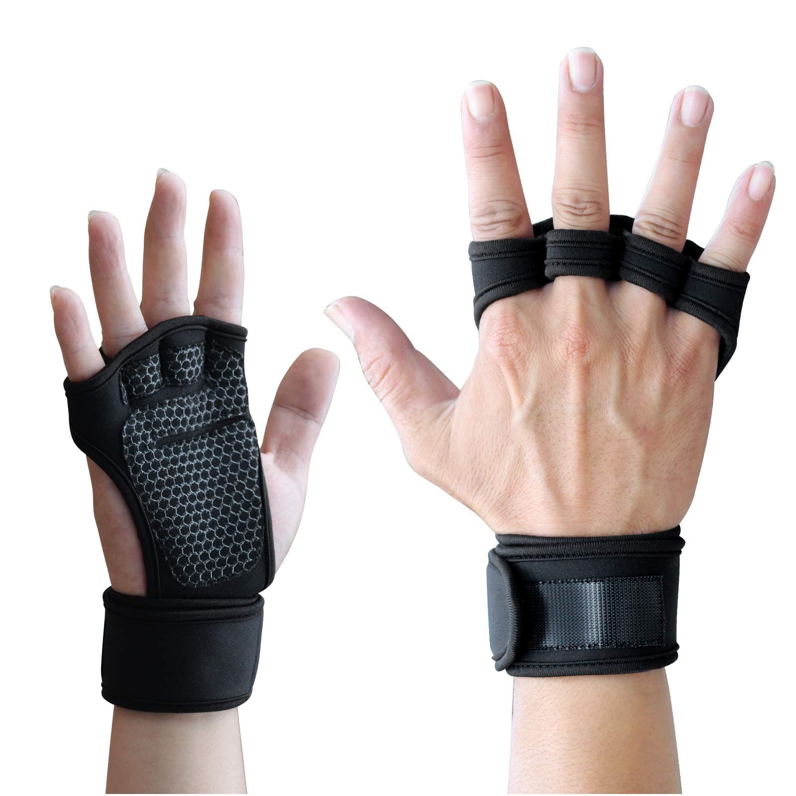 Padded Wrist Wrap Gym Gloves for Men and Women
