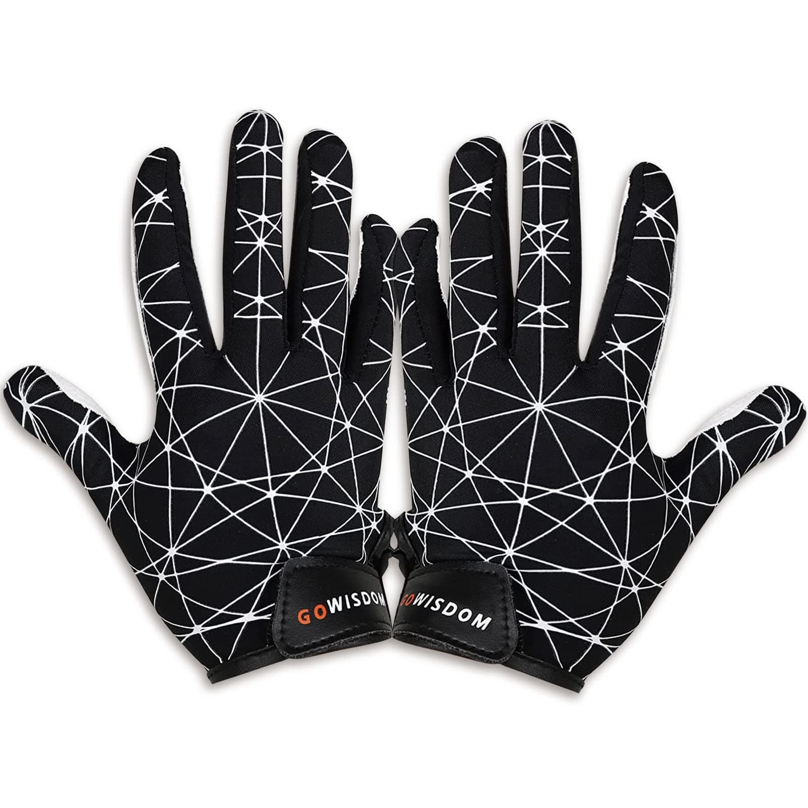 Youth Football Gloves with Silicone Grip for Enhanced Play