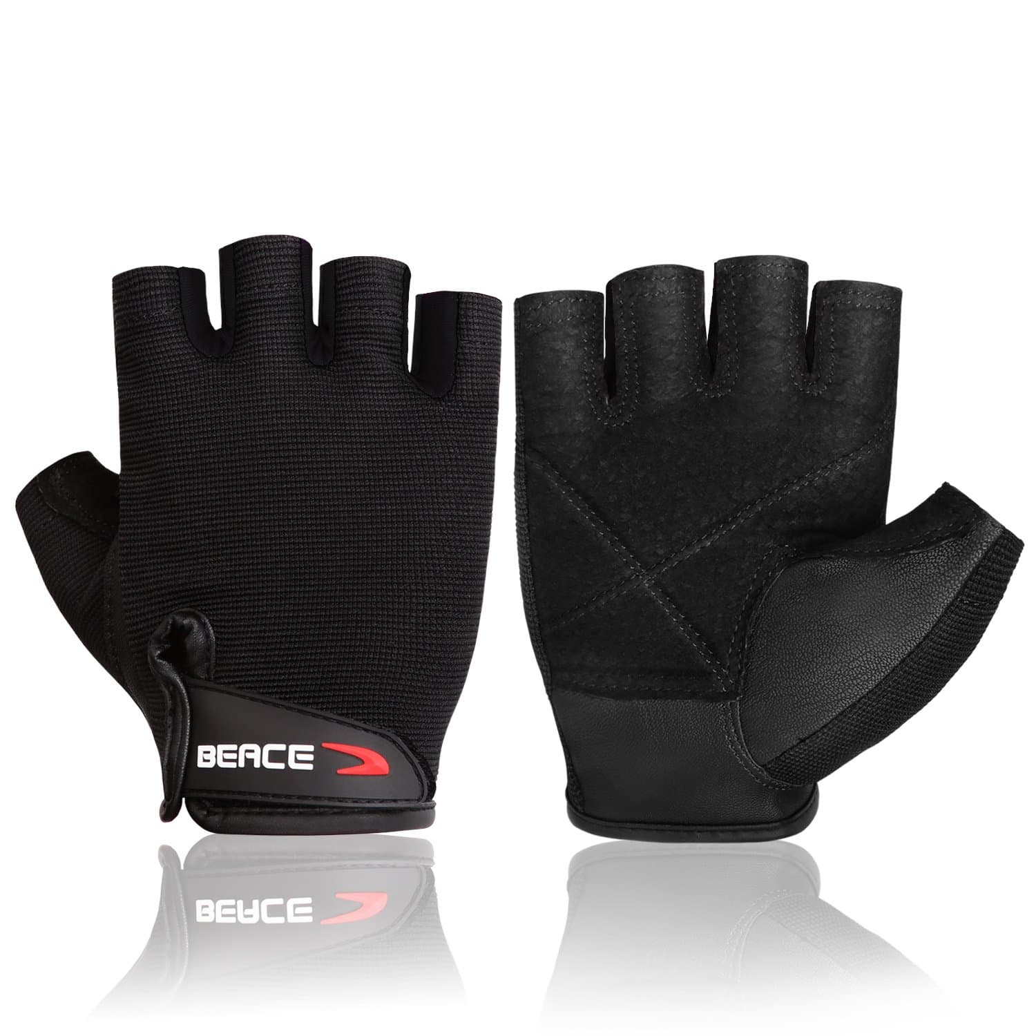 BEACE Anti-Slip Weight Lifting Gloves for Men & Women Fitness Training