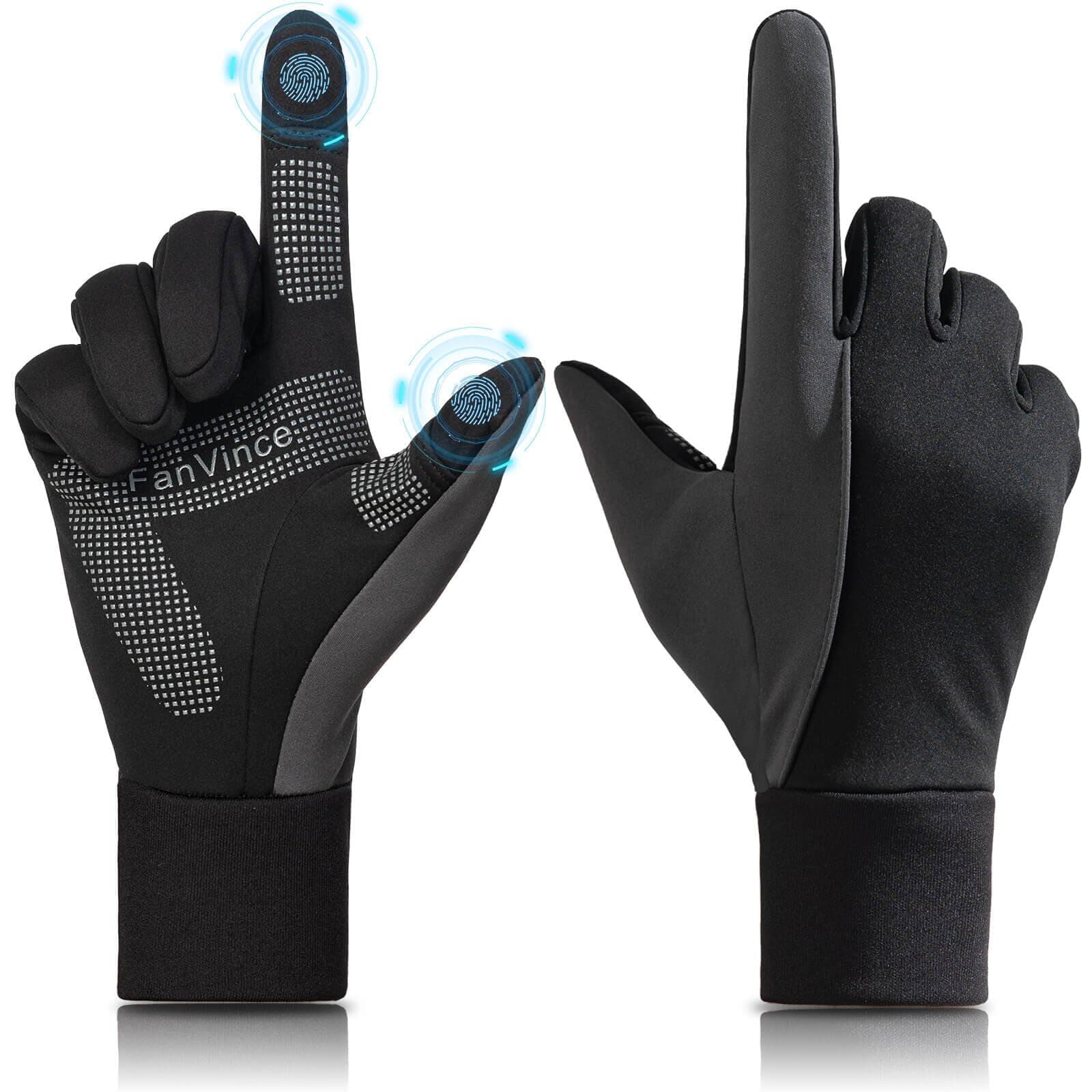 FanVince Winter Gloves for Men & Women - Touch Screen Compatible Cold Weather Warmth
