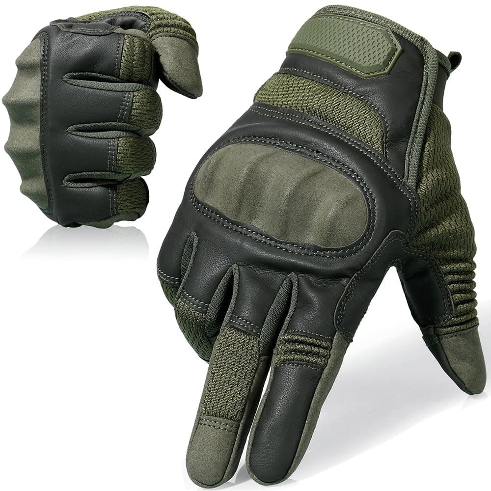 AXBXCX Men's Motorcycle Gloves - Touchscreen Capable, Ultimate Protection, Durable for Outdoor Activities