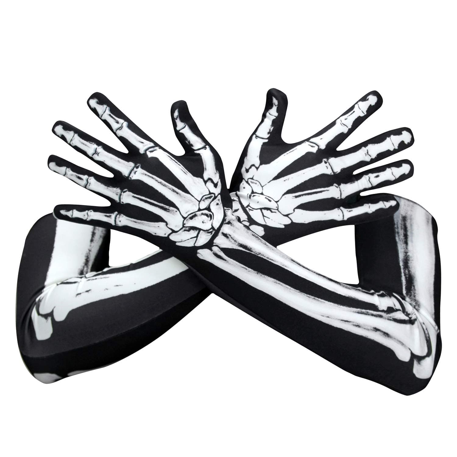 Halloween AXBXCX Skeleton Full Finger Dance Gloves
