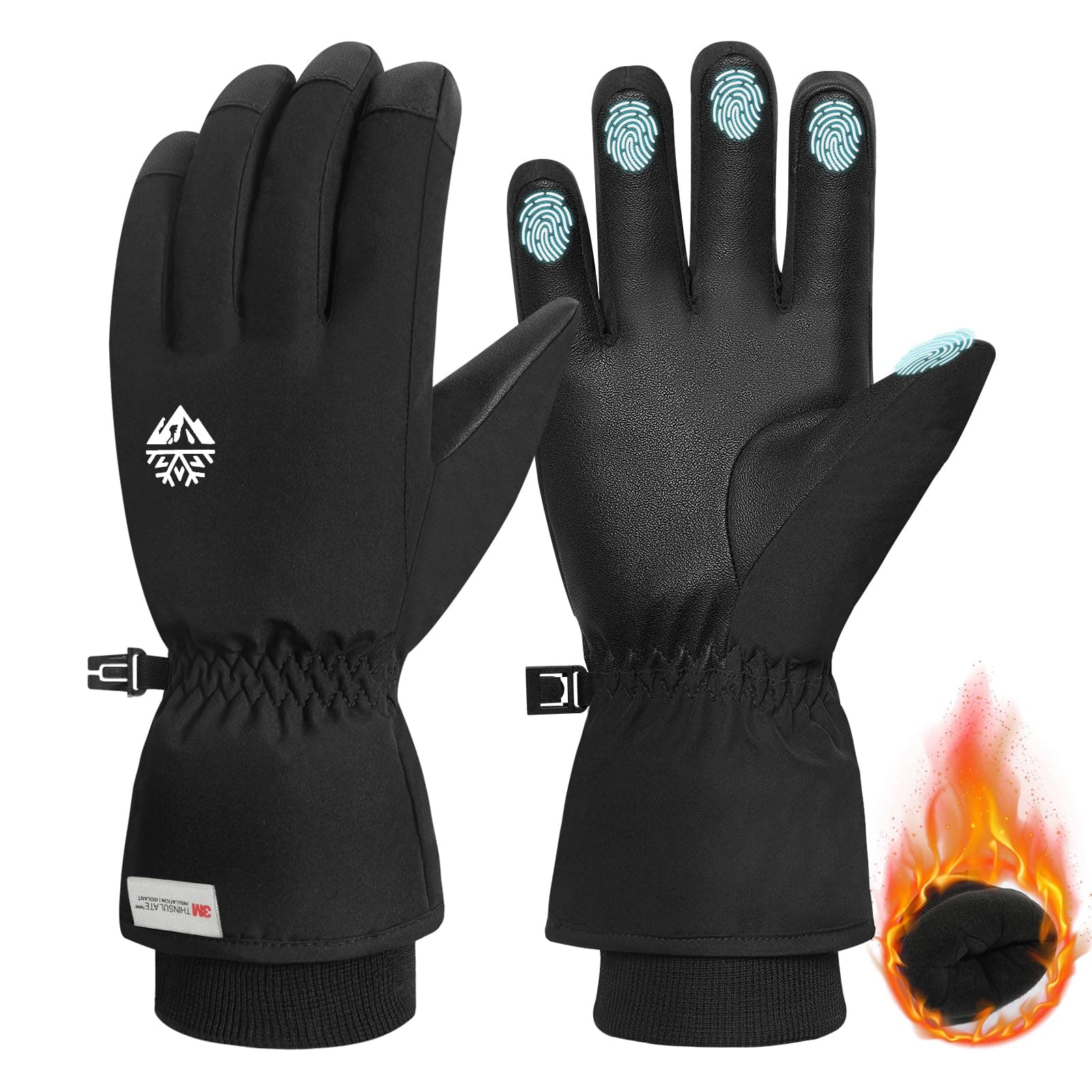 RIGWARL 5℉ Winter Warm Gloves for Extreme Cold Weather Men Women