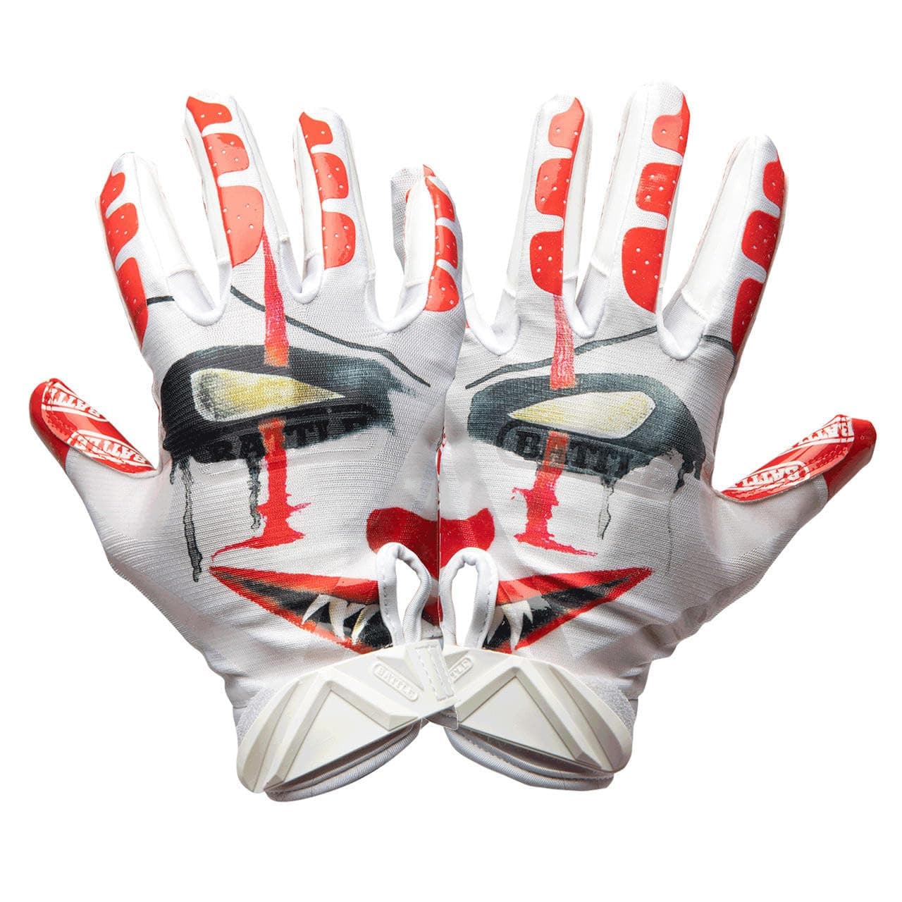 Battle Sports Ultra-Tack Football Gloves - No Slip, Adult & Youth