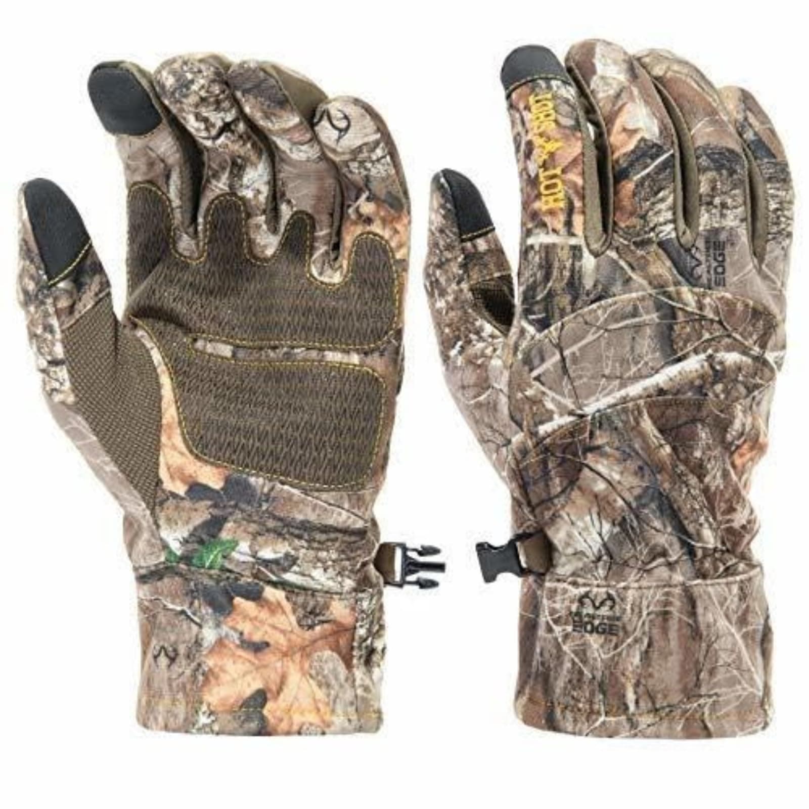 HOT SHOT Men’s Realtree Edge Camo Swiftstrike Pro Textile Gloves