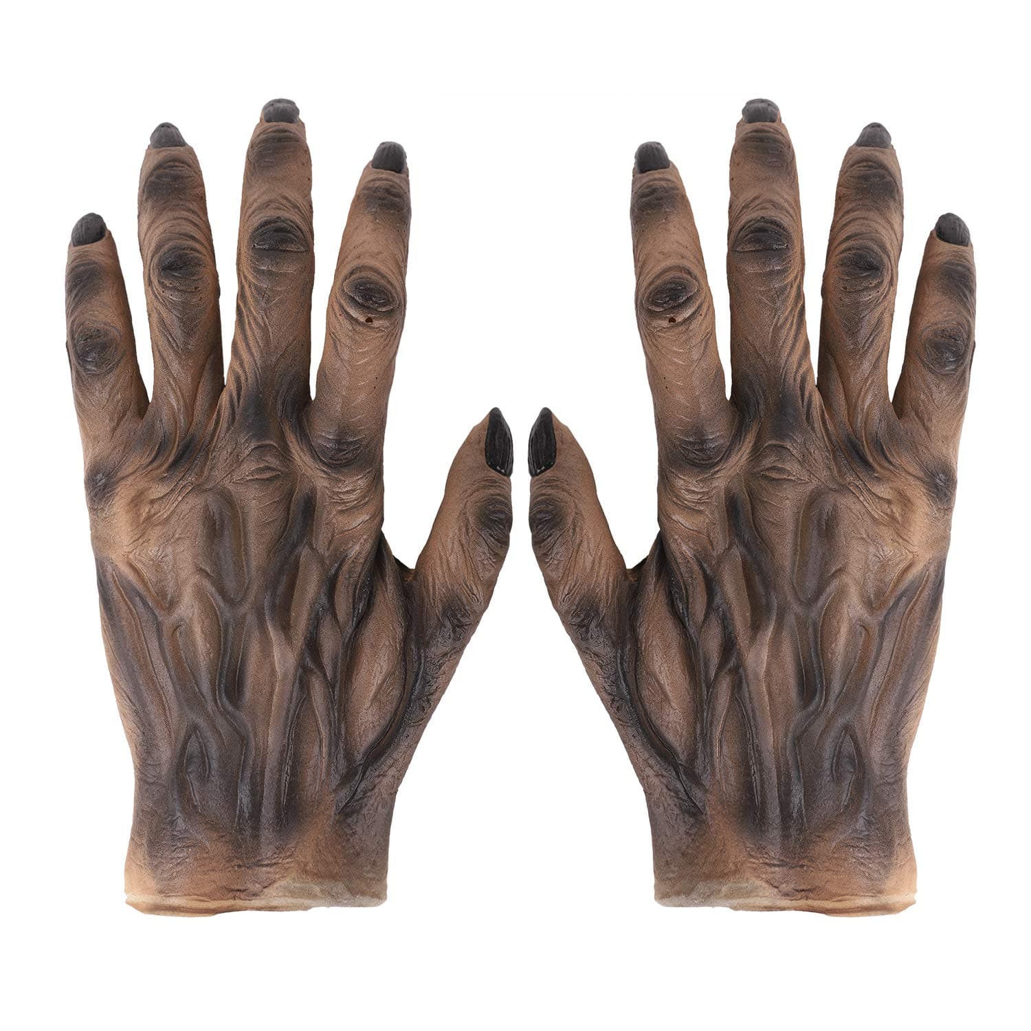 MioCloth Scary Halloween Skeleton Claw Hand Gloves Costumes for Adults