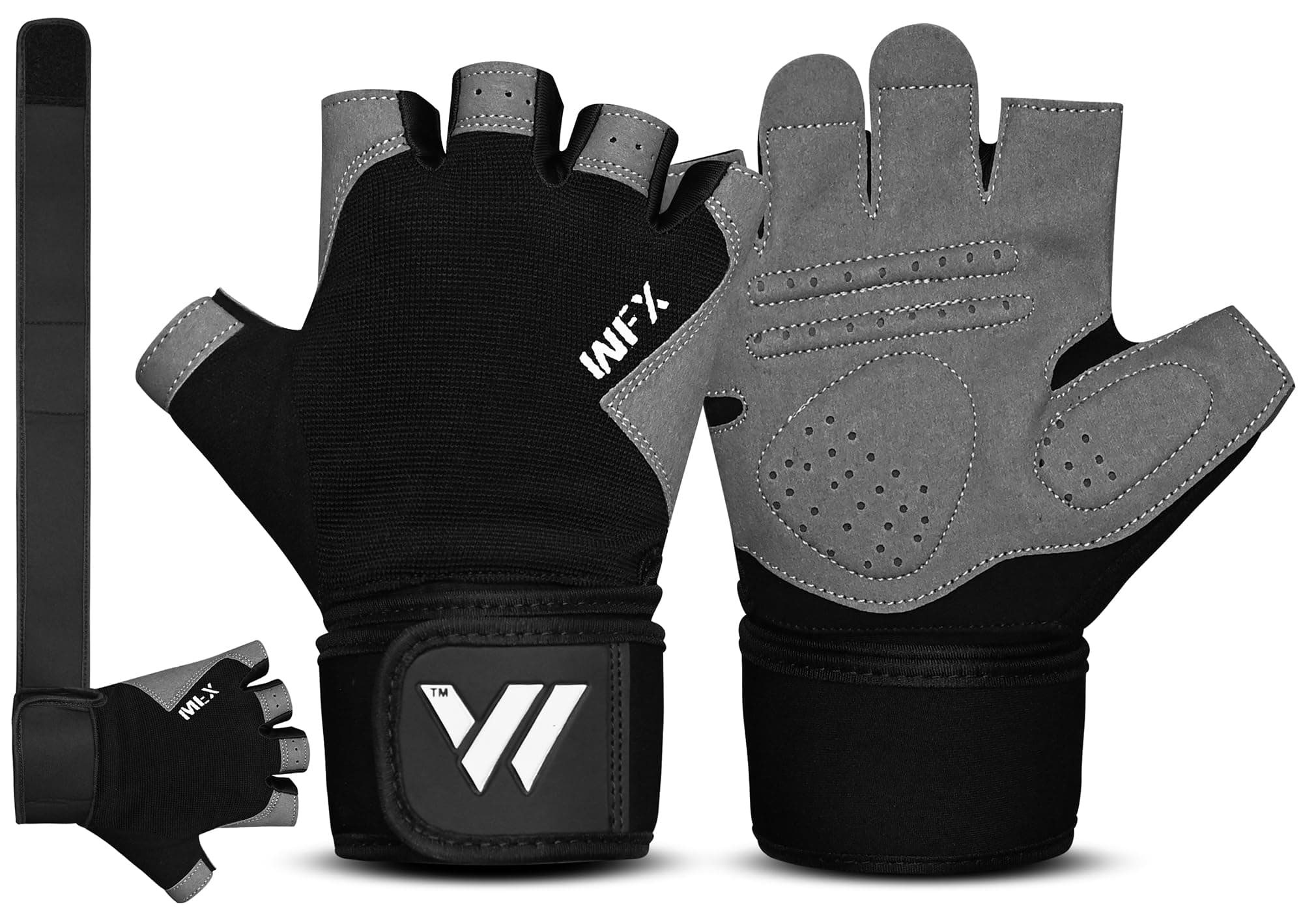 Anti-Slip Fitness Gloves for Weight Lifting - Shock Absorbing, Padded Grip, Breathable, Workout Support