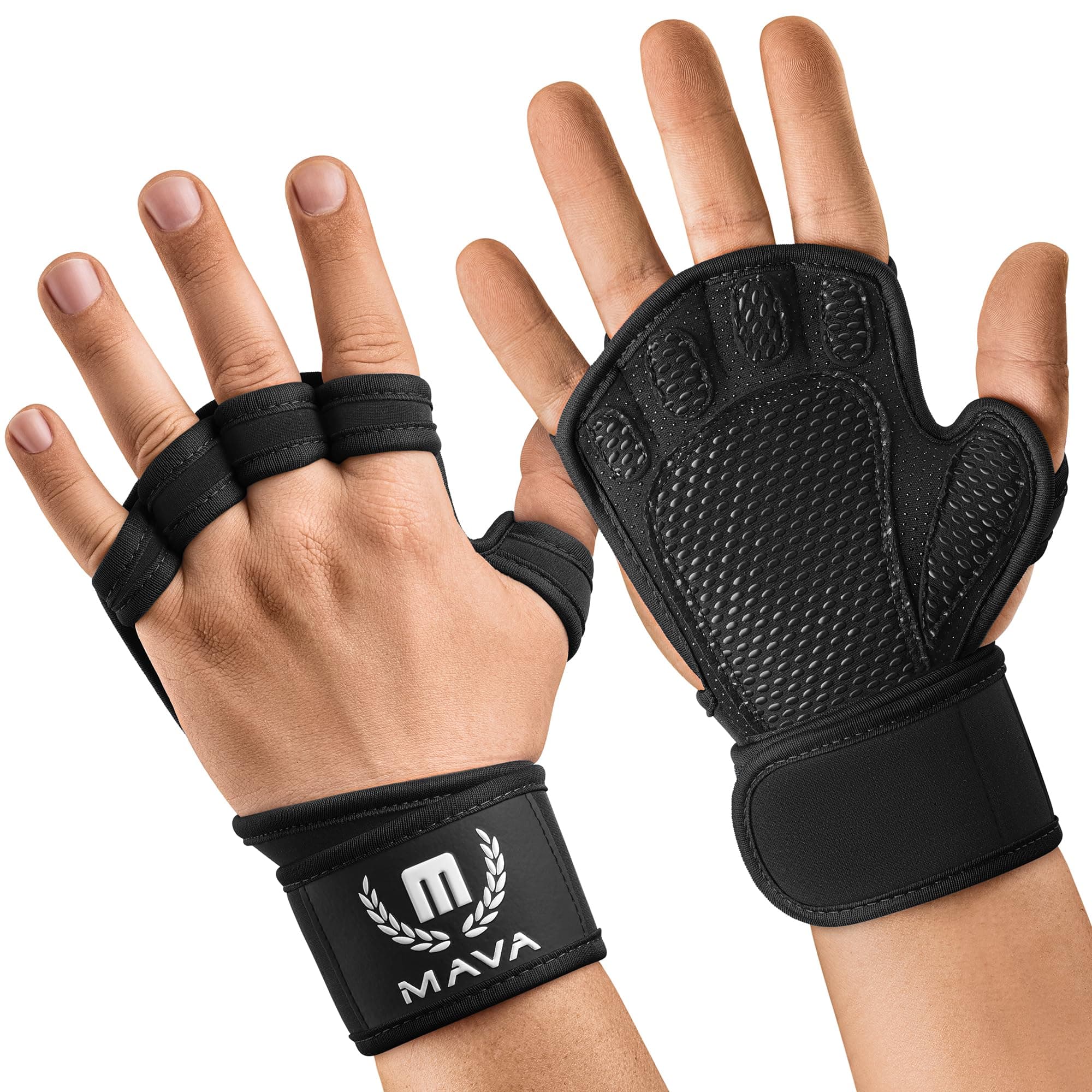 MAVA Padding Weight Lifting Gloves with Wrist Support for Men & Women