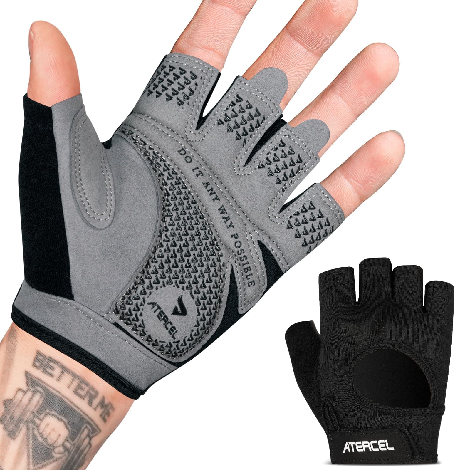ATERCCEL Weight Lifting Gloves, Full Palm Protection for Men and Women