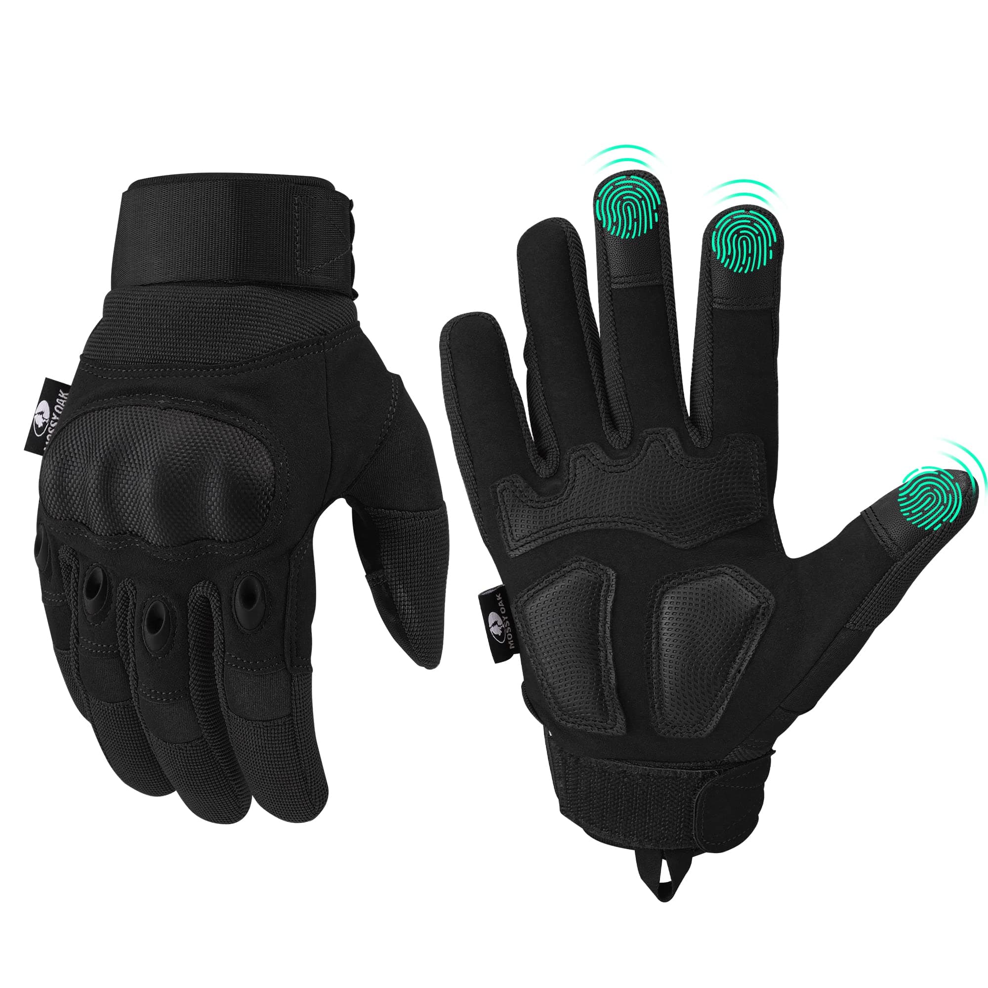 Mossy Oak Men's Touch Screen Tactical Gloves for Hunting and Hiking