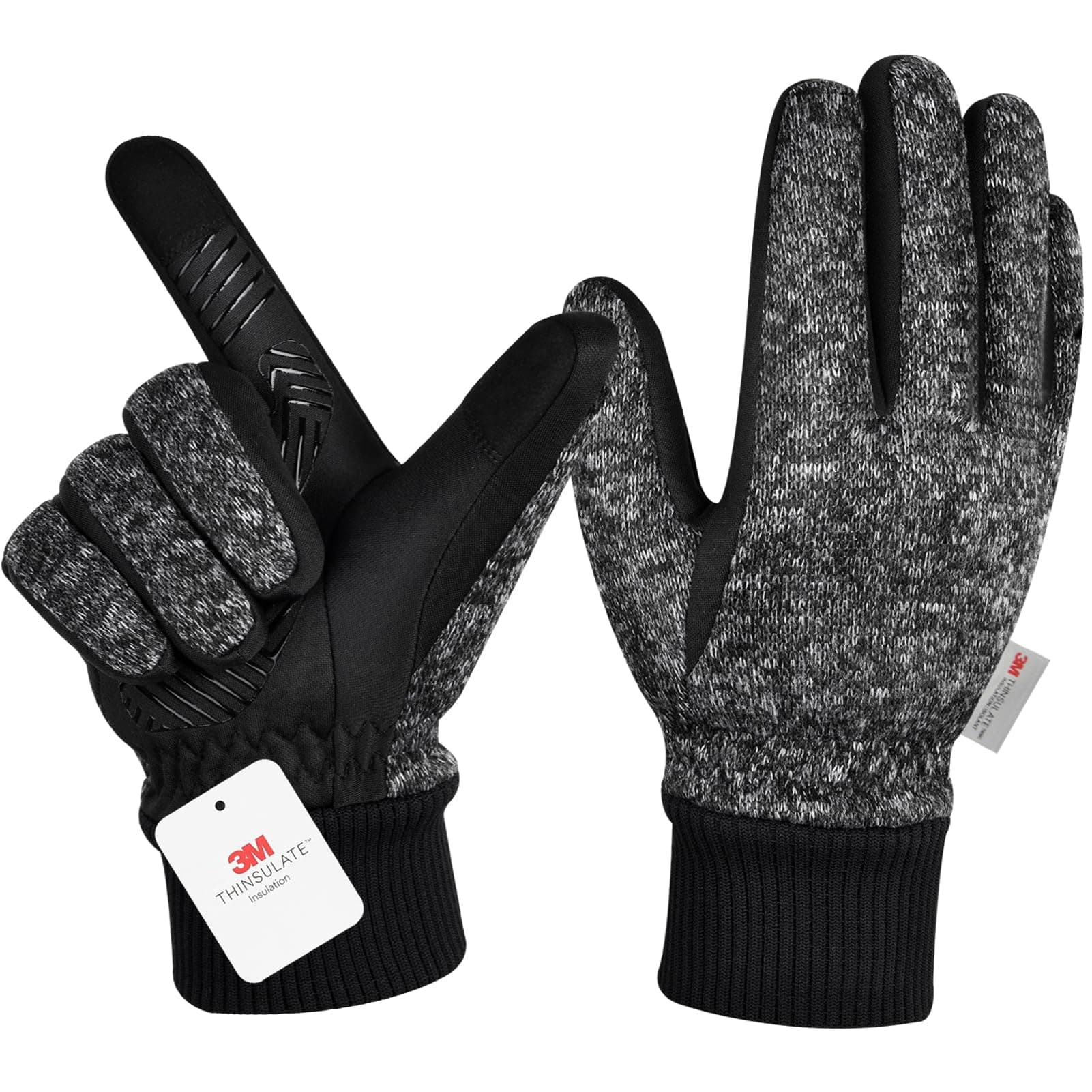 MOREOK Winter Gloves -10°F 3M Thinsulate Touch Screen Ski Bike Gloves