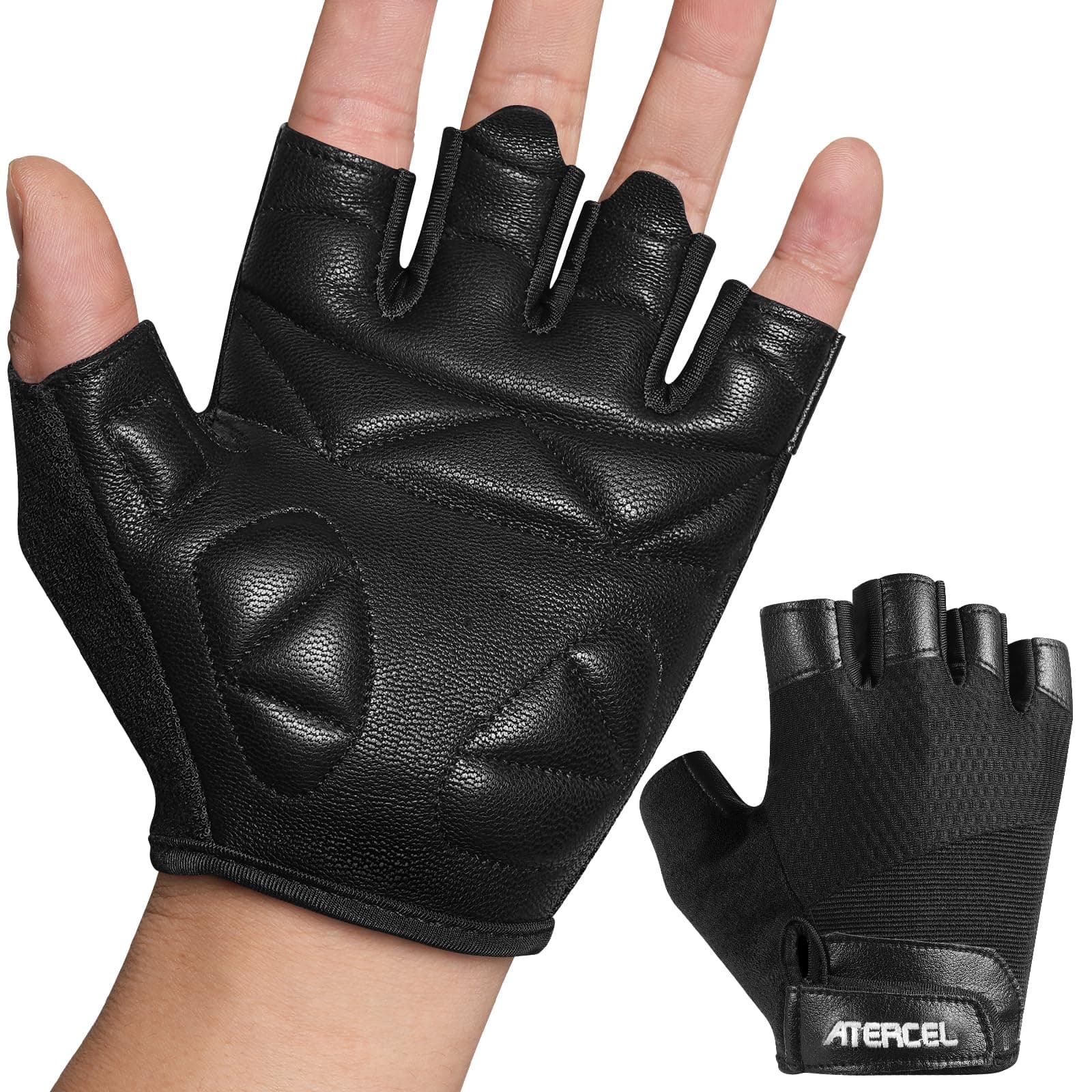 Premium Leather Workout Gloves for Men and Women: Ideal for Weightlifting, Gym, Cycling