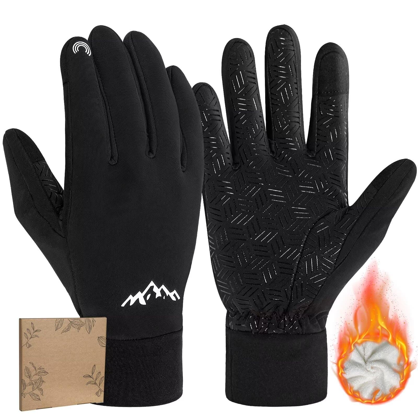 RIGWARL Winter Gloves Men Women Warm Touch Screen Windproof Cold Weather Protection