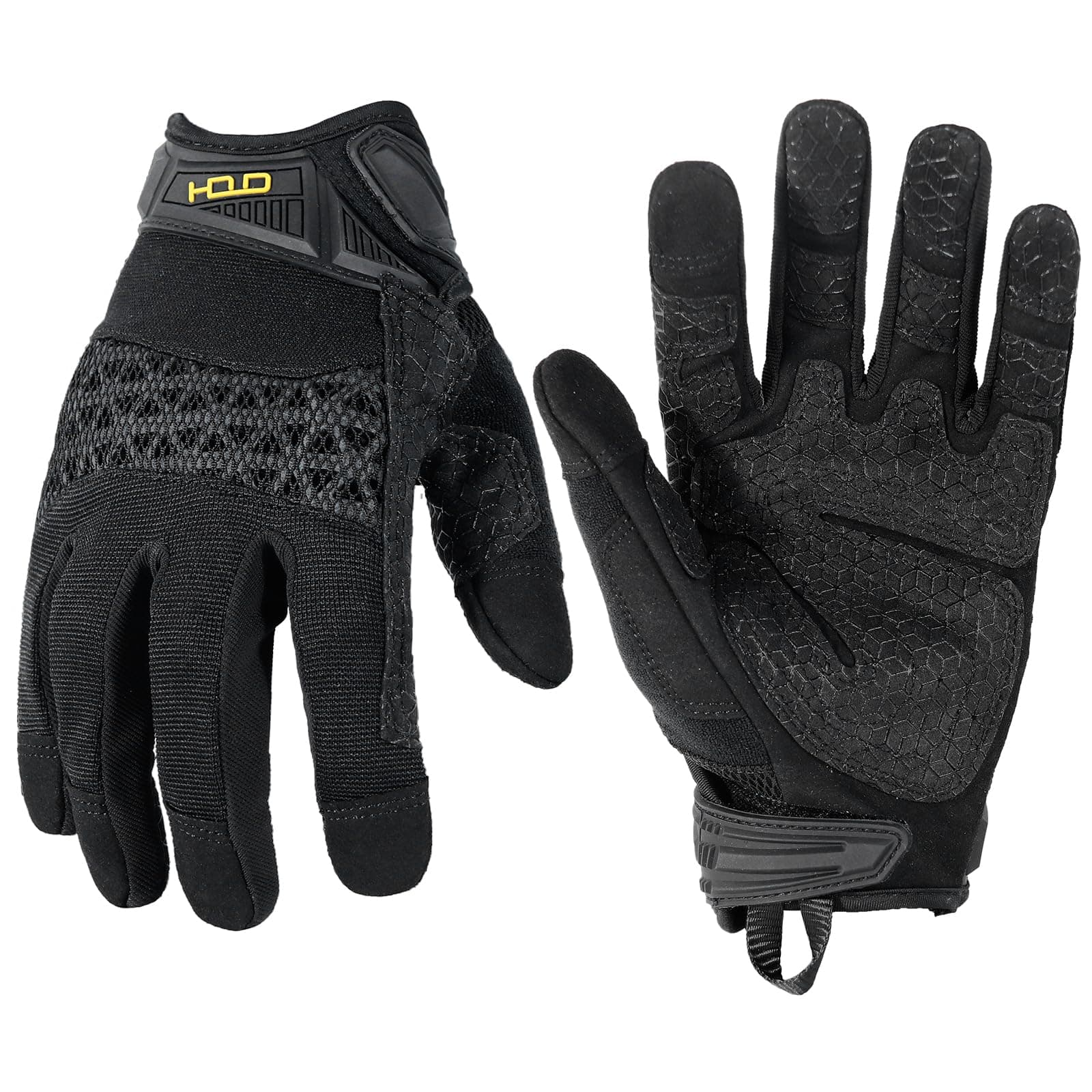 Tactical Airsoft Gloves for Men (Black, Medium)