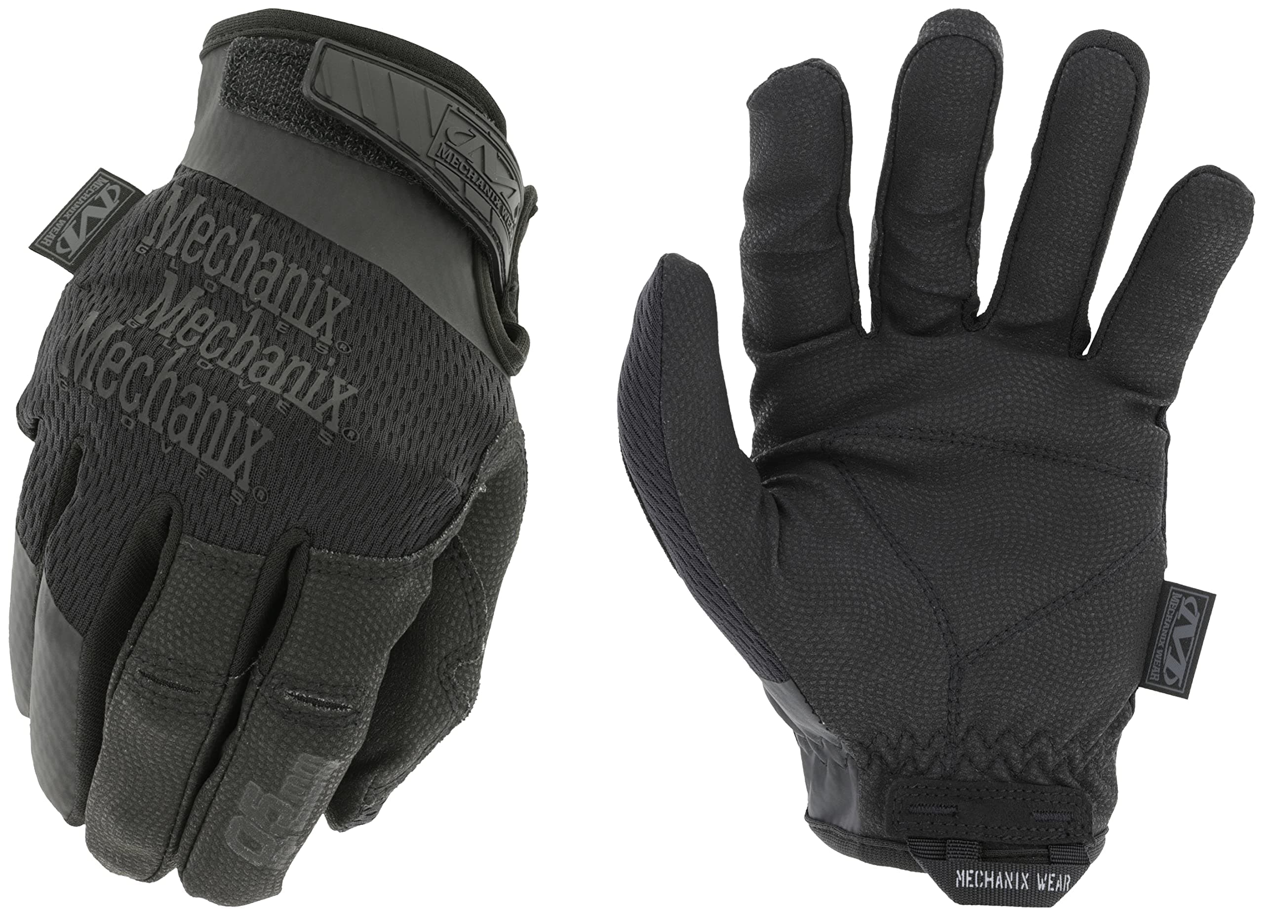 Mechanix Wear Tactical 0.5mm High-Dexterity Gloves, Black Large, Airsoft, Paintball, Utility