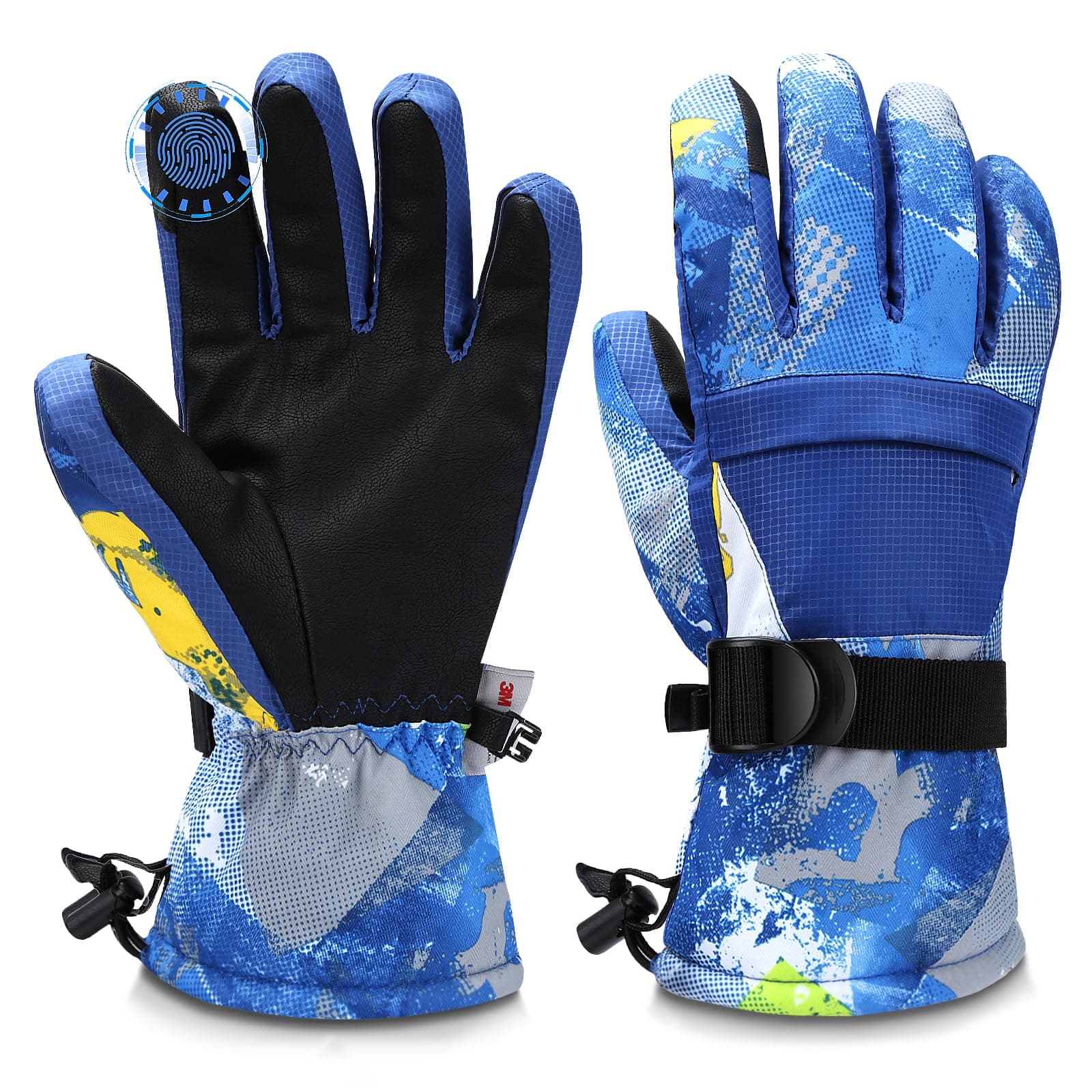 Odtmger Warmest Waterproof & Breathable Ski Gloves, Perfect for Men & Women in Cold Weather