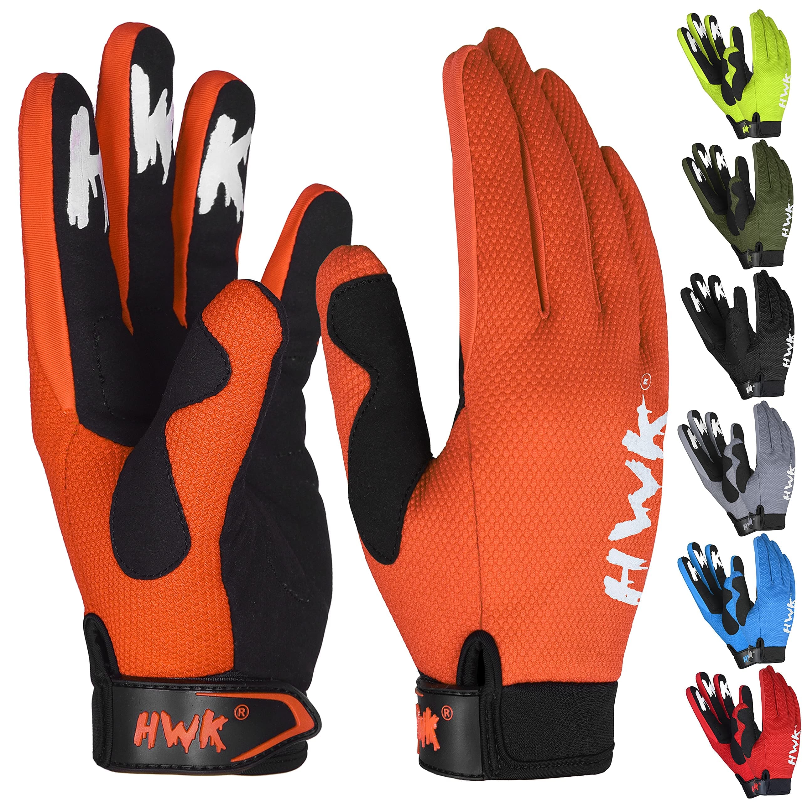 HWK Motorcycle Gloves for Men & Women | Motocross & Driving