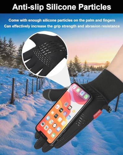 SUJAYU Touch Screen Winter Gloves for Men & Women - Running, Cycling, Driving, Waterproof